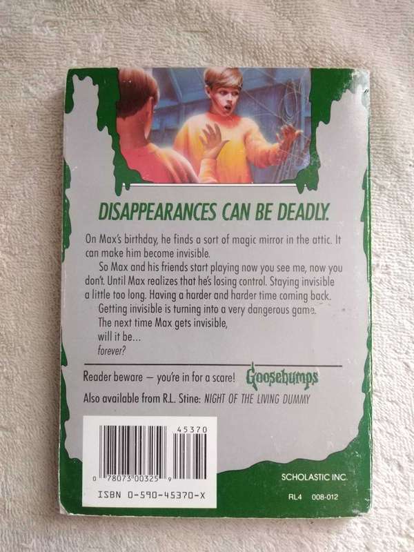 R. L. Stine Goosebumps Let's get invisible