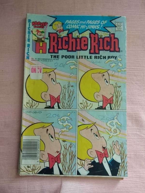 Richie Rich the poor little rich boy