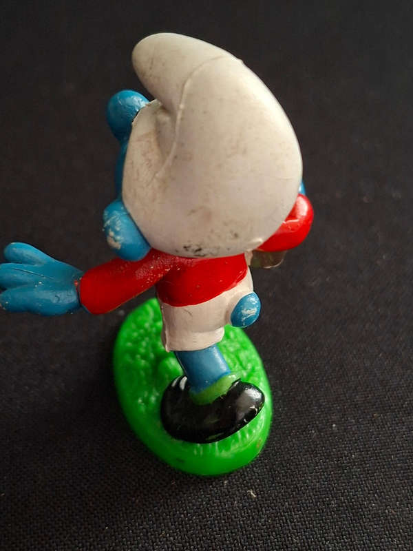 Vintage Smurf British Lions Rugby Smurf 1980