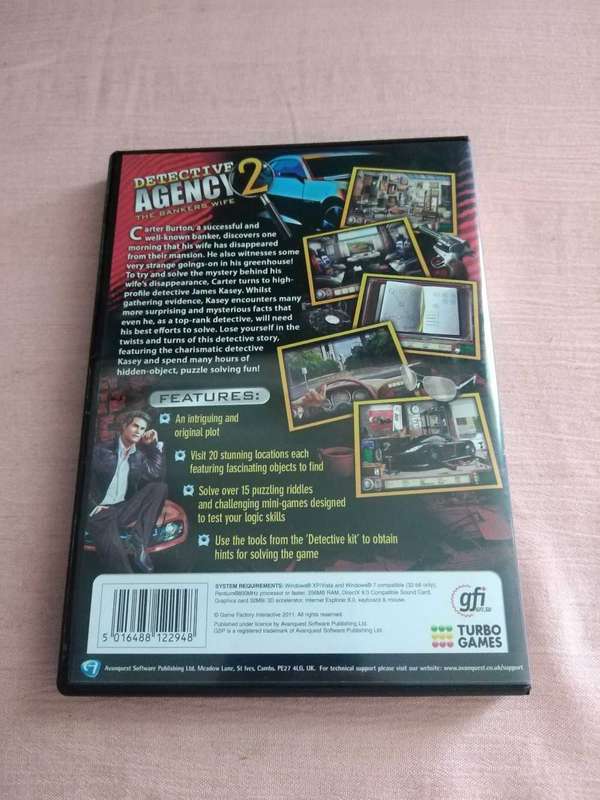 Hidden object adventures Detective Agency 2 the bankers wife
