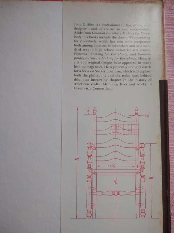 John G. Shea Colonial Furniture making for everybody