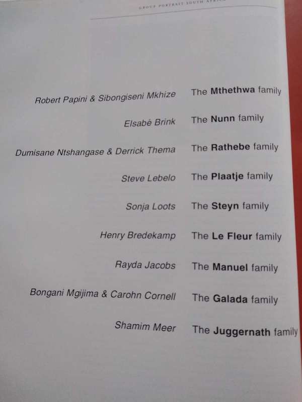 Paul Faber Group Portrait South Africa Nine family histories