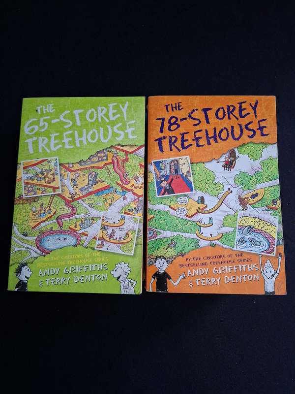 Andy Griffiths & Terry Denton 8 Treehouse Series Books
