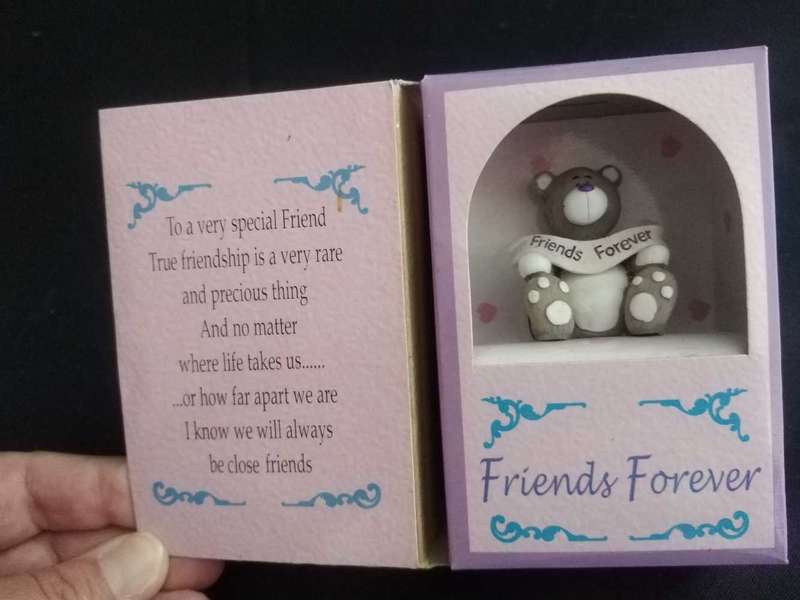 Friends Forever Musical Teddy Bear Ornament