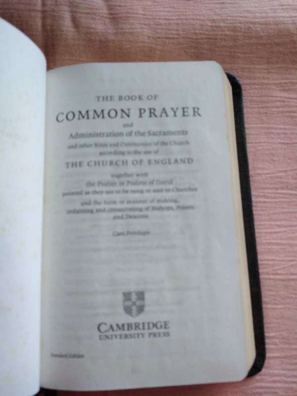 A Cambridge Prayer Book The Book of Common Prayer