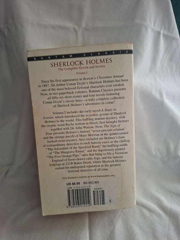 Sir Arthur Conan Doyle Sherlock Holmes The Complete Novels And Stories Volume I & II