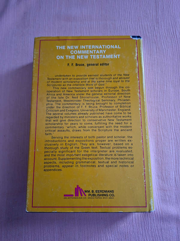 The New International Commentry on New Testament The Gospel of Mark
