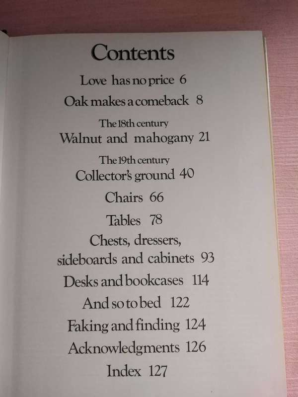 Collecting Antique Furniture Peter Johnson