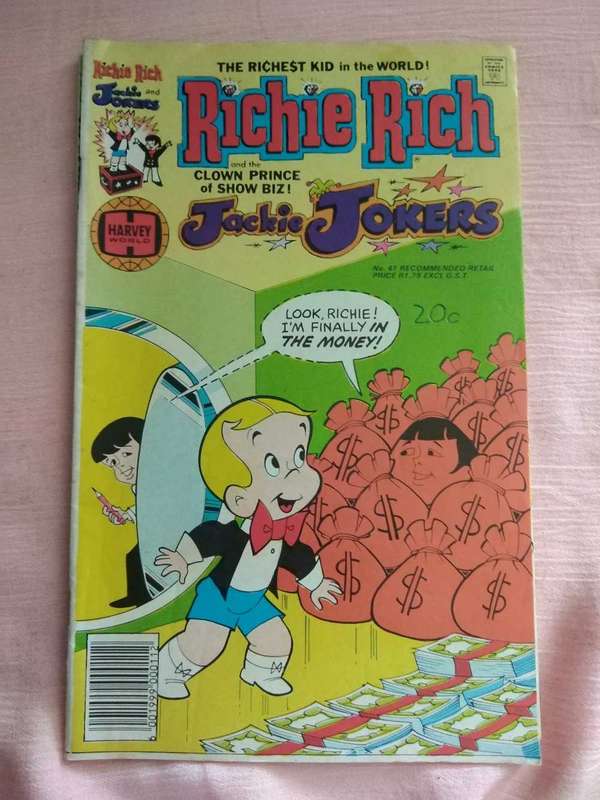 Richie Rich and the Clown Prince of show biz Jackie Jokers