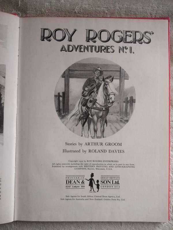 Roy Rogers' adventures No. 1 Dean