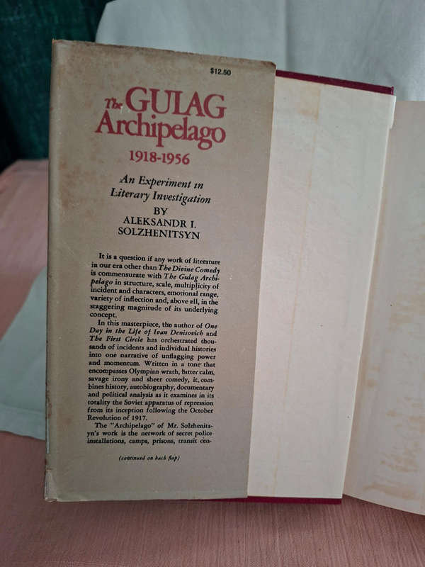Aleksandr I. Solzhenitsyn The Gulag Archipeglago 1918-1956