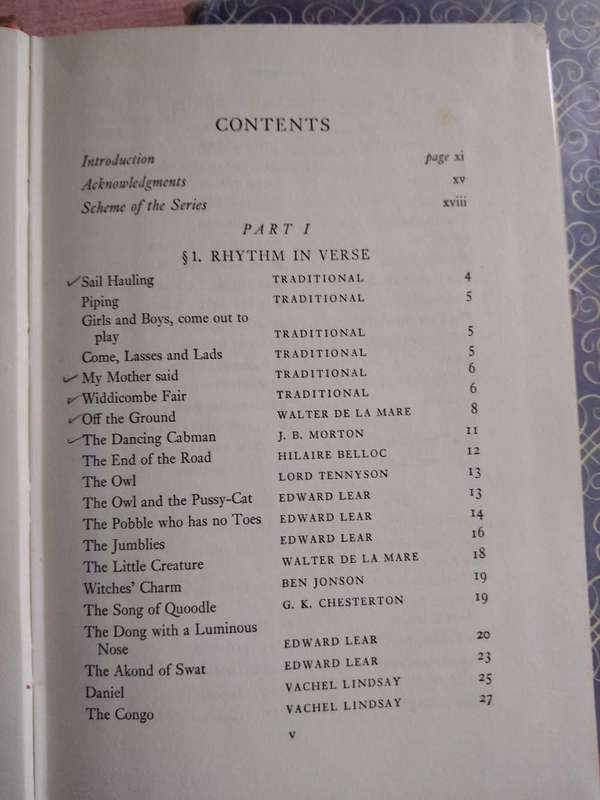 Poems for Pleasure An Anthology by A. F. Scott book 1 and 2