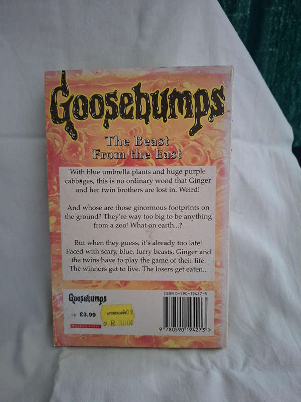 R.L. Stine Goosebumps The Beast from the East