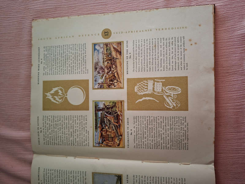 Cigarette Card Book South African Defence