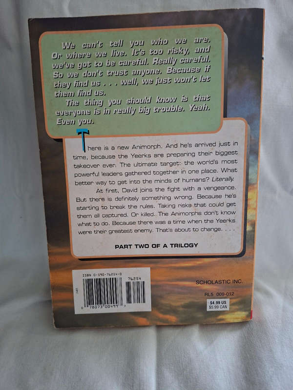 K. A. Applegate Animorphs The Threat