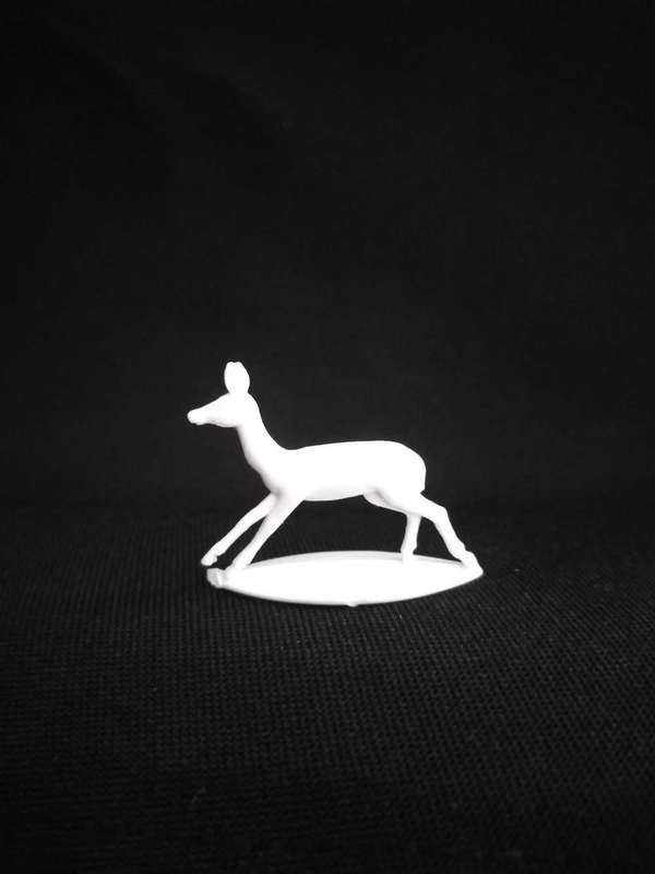 African Animal Impala hard plastic