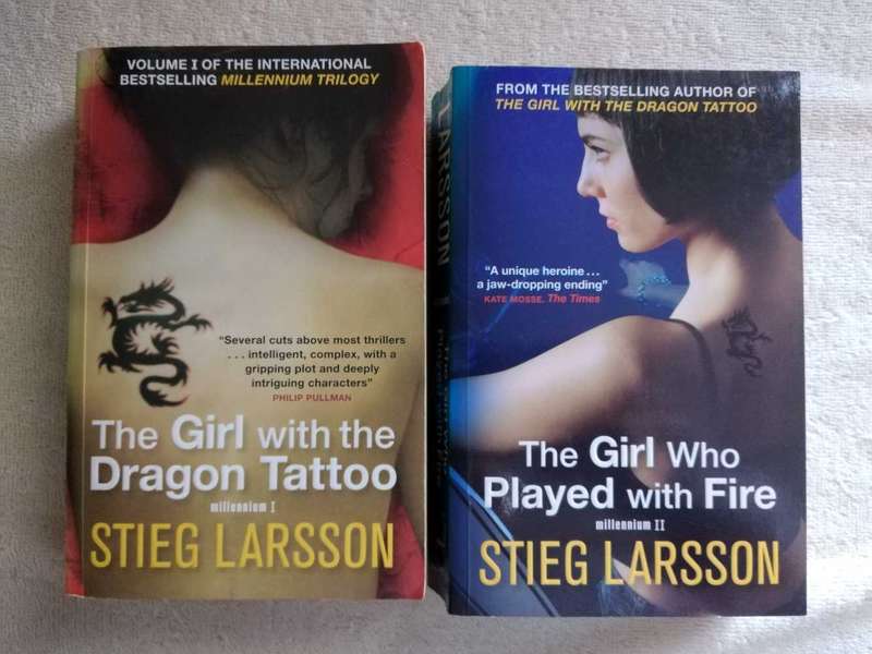 Stieg Larson The Girl with the Dragon Tattoo and the Girl who played with Fire
