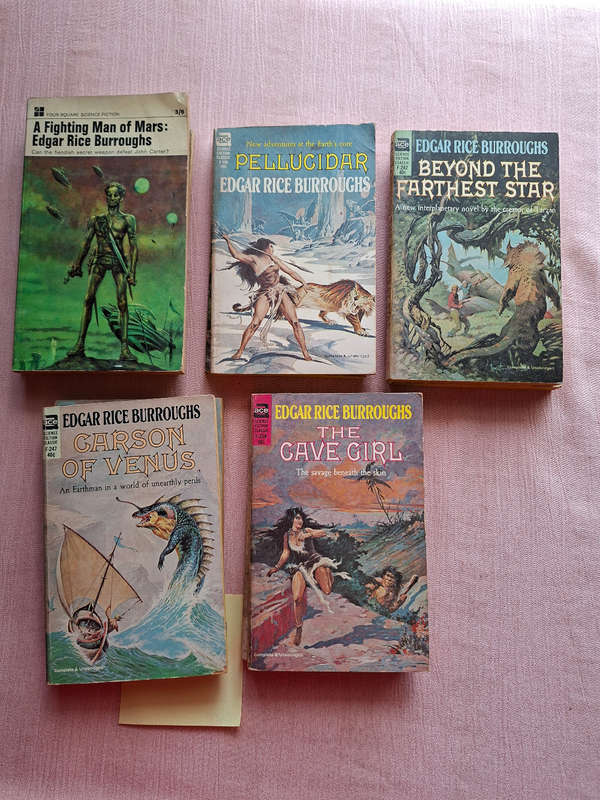 Edgar Rice Burroughs x 10 books