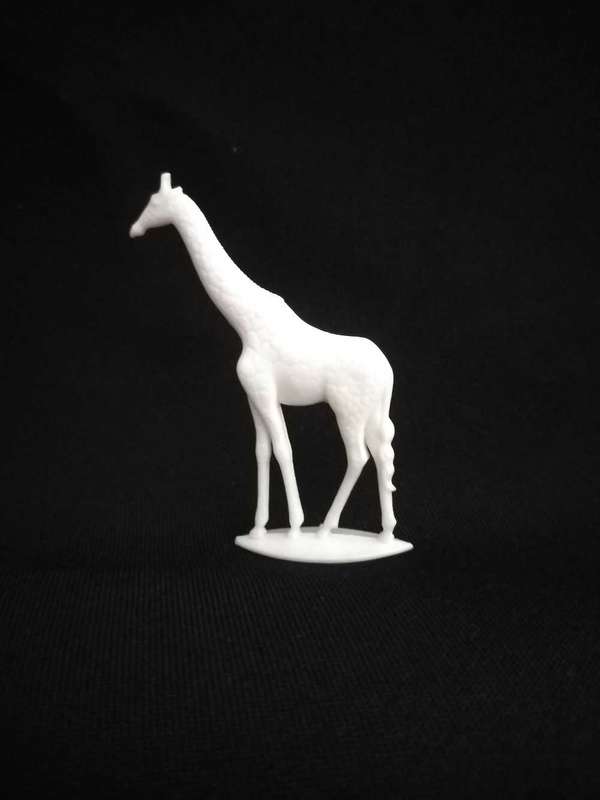 African Animal Giraffe Hard plastic