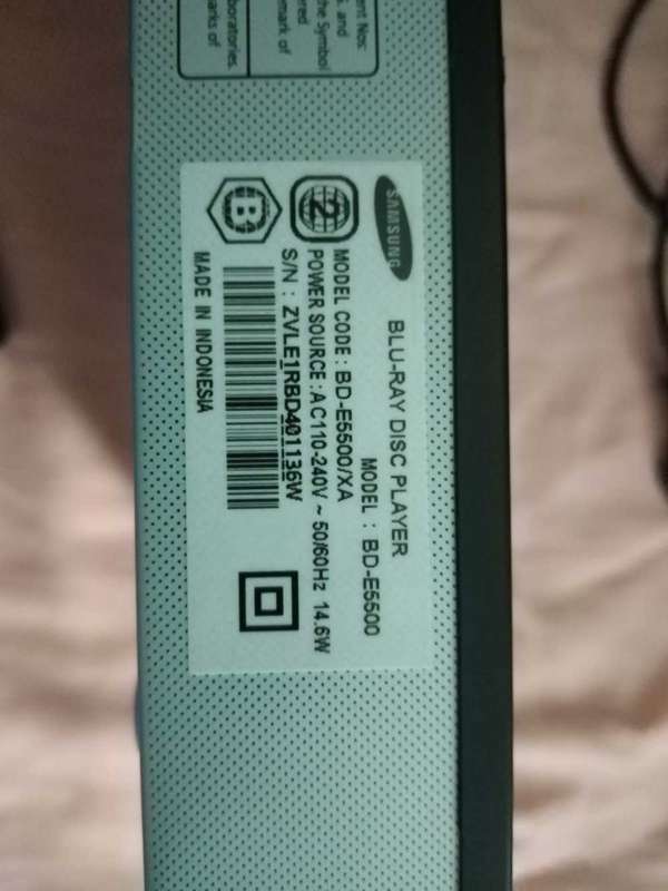 Samsung Blu-ray 3D player