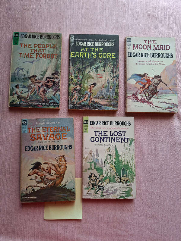 Edgar Rice Burroughs x 10 books