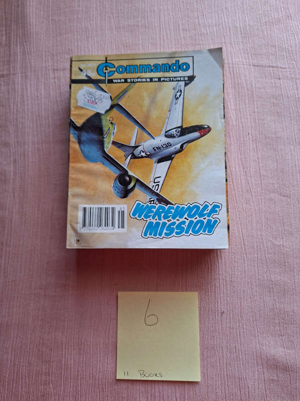 Commando War stories in pictures x 11 books