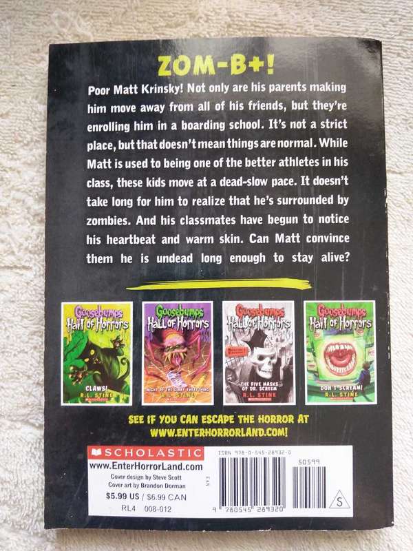 R. L. Stine Goosebumps Hall of Horrors