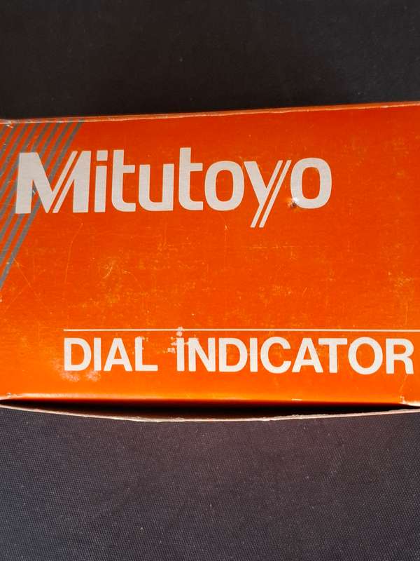 Dial Gauge 2046F Carbide ball point 0.01 mm Mitutoyo c/w Magnetic base - Kanetic CB-B