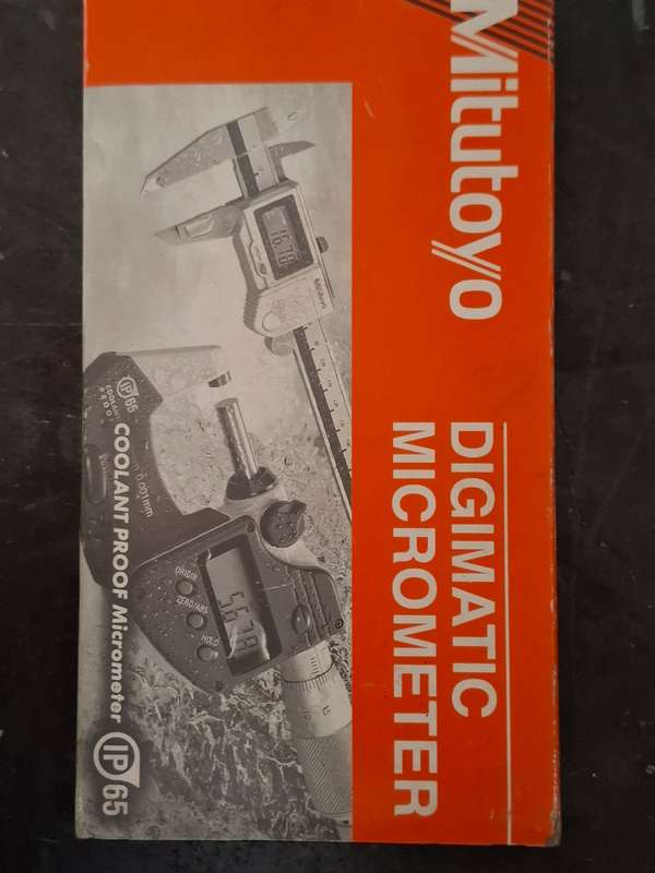 Micrometer 0 mm to 25 mm Mitutoyo 0.001 mm