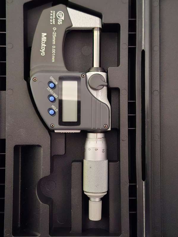 Micrometer 0 mm to 25 mm Mitutoyo 0.001 mm