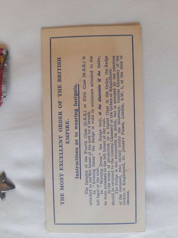 The Most Excellent Order of the British Empire Medal