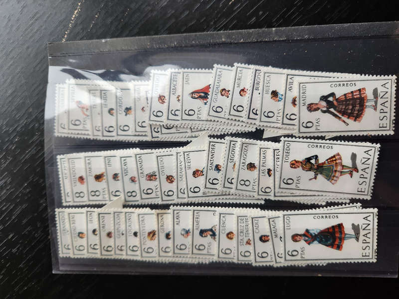 1967-71 Spanish regional costumes, full set of 53 UMM