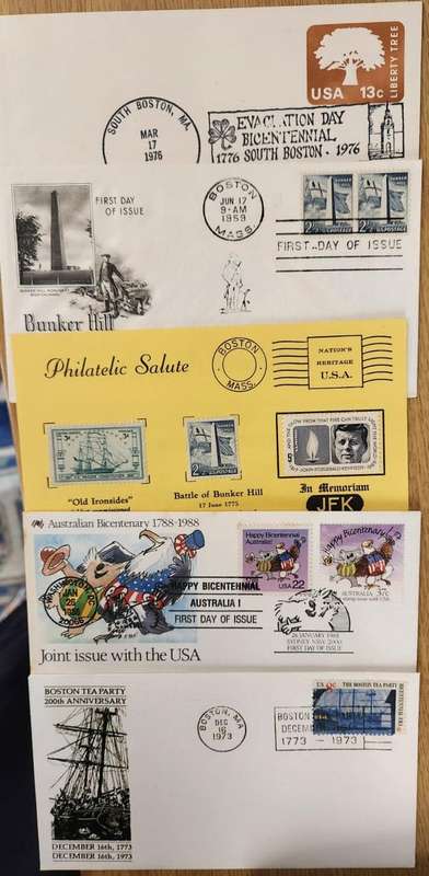 Set of 5 FDCs