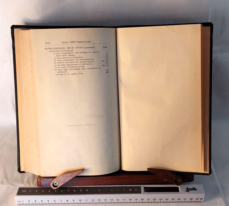 Ordinances of the Transvaal - 1904