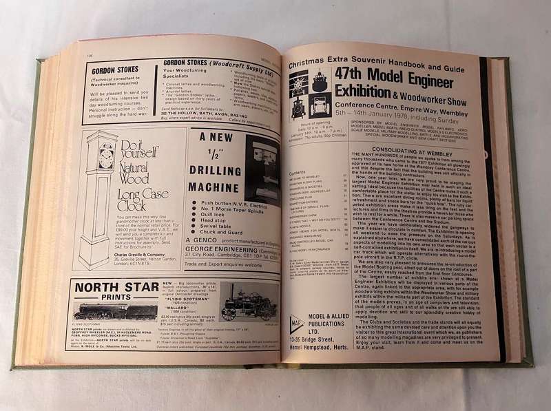 Leather Binder - Model Engineer Exhibition London - Souvenir Handbook & Guide