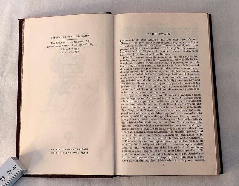 20th Century Classic Collection - Six volumes of varied titles and authors - (Reprints) 1965 -1966