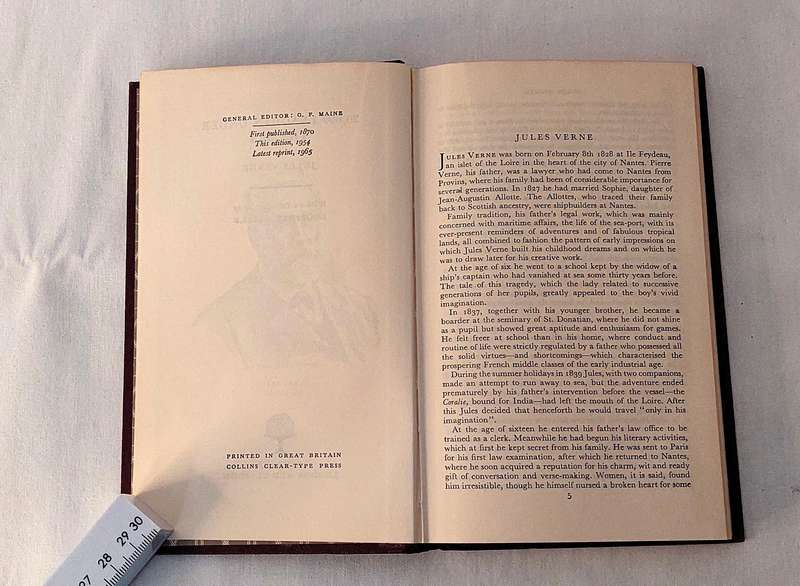 20th Century Classic Collection - Six volumes of varied titles and authors - (Reprints) 1965 -1966