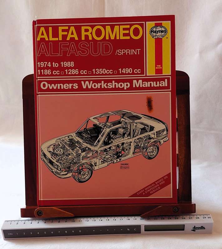 Alfa Romeo Alfasud / Sprint (1974 - 1988) - Workshop Manual - Haynes(292)