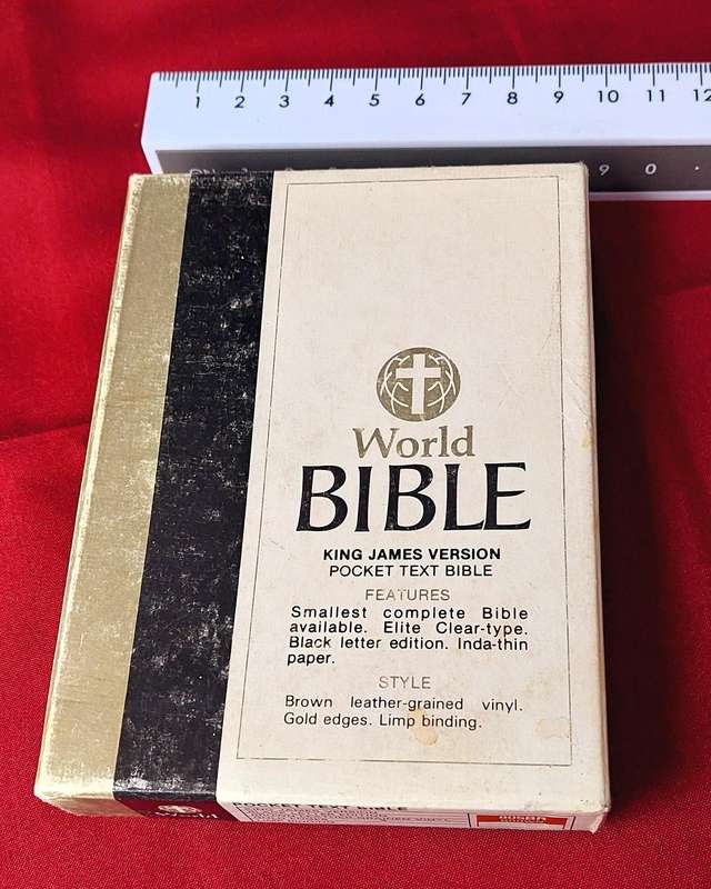 World Bible - KJV - Pocket Text (Smallest complete Bible available)