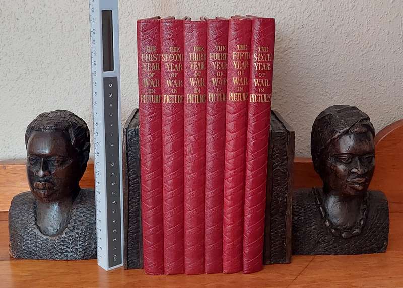 War in Pictures - Six Volumes (1939- 1945) - Odhams Press Limited