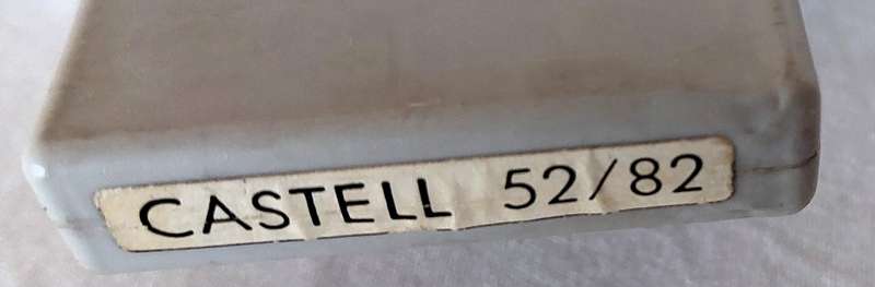 Vintage collectable Faber-Castell 52/82 slide rule with the original casing - Made in Switzerland