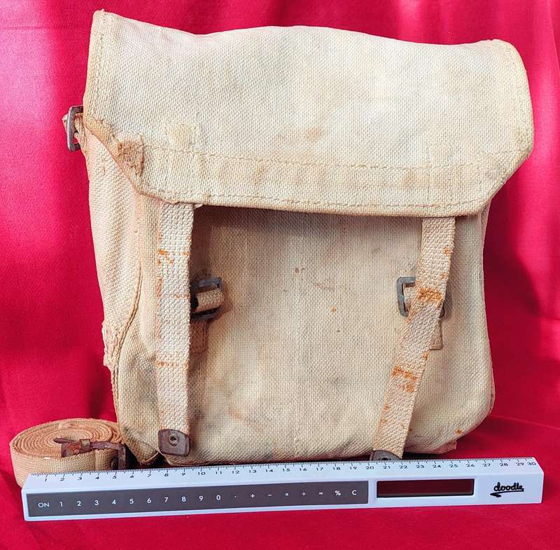 World War 2 -British Army 1937 Pattern Khaki Webbing small pack 1942