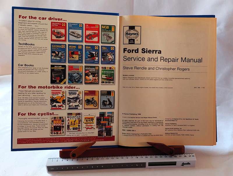 Ford Sierra (1982- 1993) Service & Repair Manual - Haynes (903)