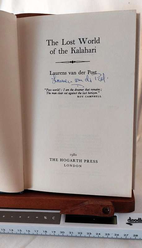 The Lost World of the Kalahari - Laurens van der Post (Signed by author)