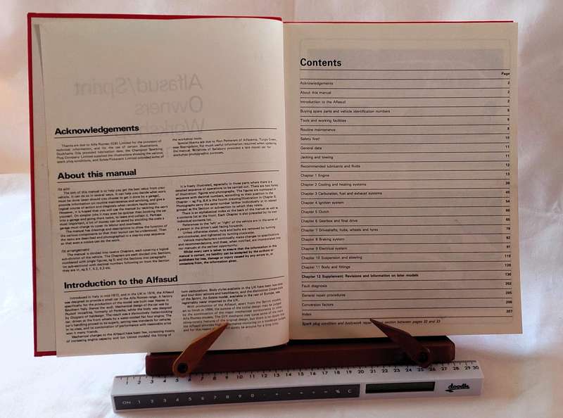 Alfa Romeo Alfasud / Sprint (1974 - 1988) - Workshop Manual - Haynes(292)