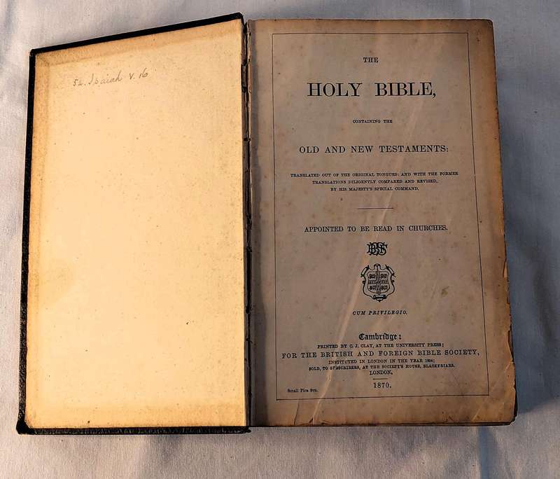 The Holy Bible, Containing the Old & New Testaments - British & Foreign Bible Society