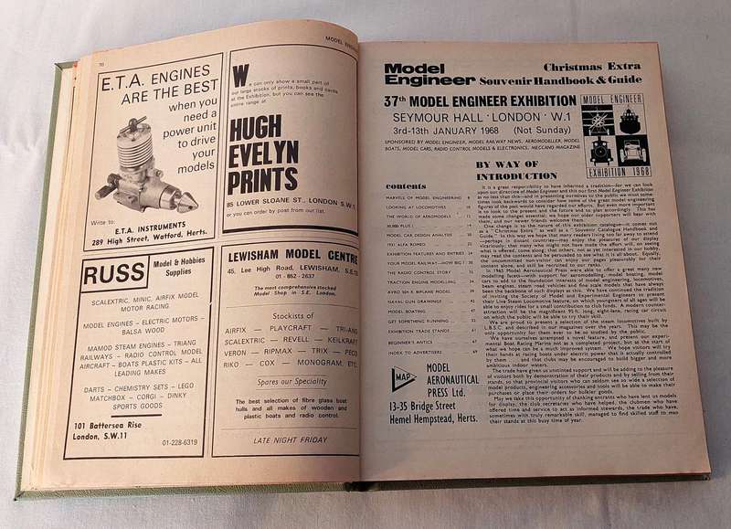 Leather Binder - Model Engineer Exhibition London - Souvenir Handbook & Guide