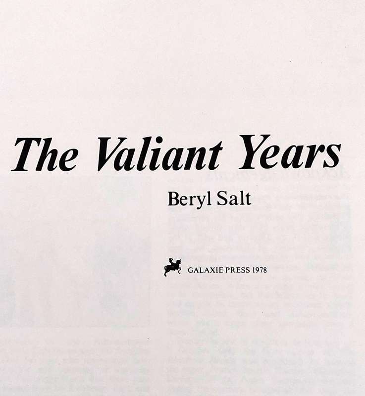 The Valiant Years - Beryl Salt
