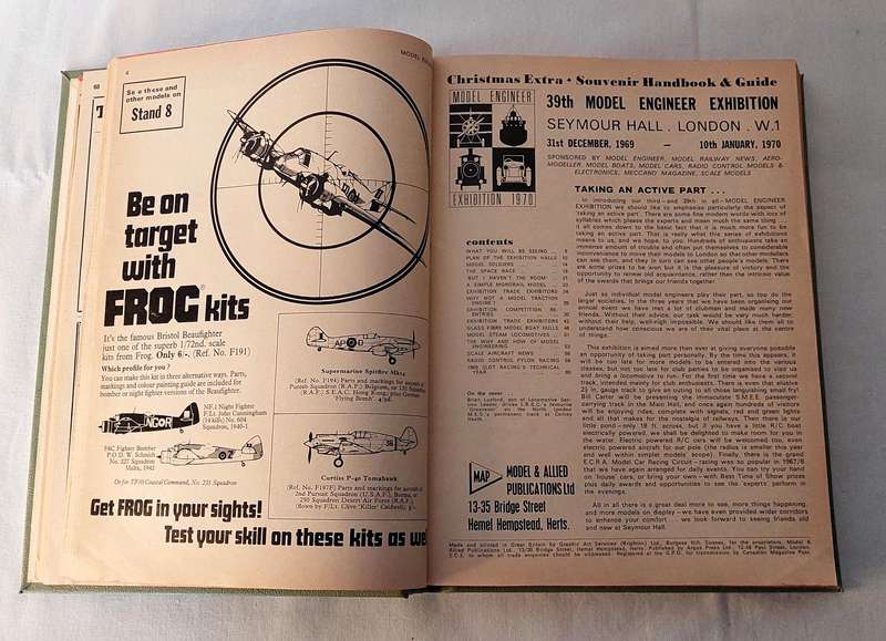 Leather Binder - Model Engineer Exhibition London - Souvenir Handbook & Guide