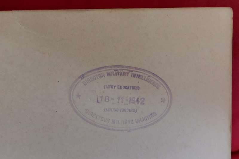 Rare Military Dictionary Part 1 - English - Afrikaans dated 1941